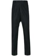 Rick Owens - Tailored Trousers - Men - Cotton/linen/flax/cupro - 48, Black, Cotton/linen/flax/cupro