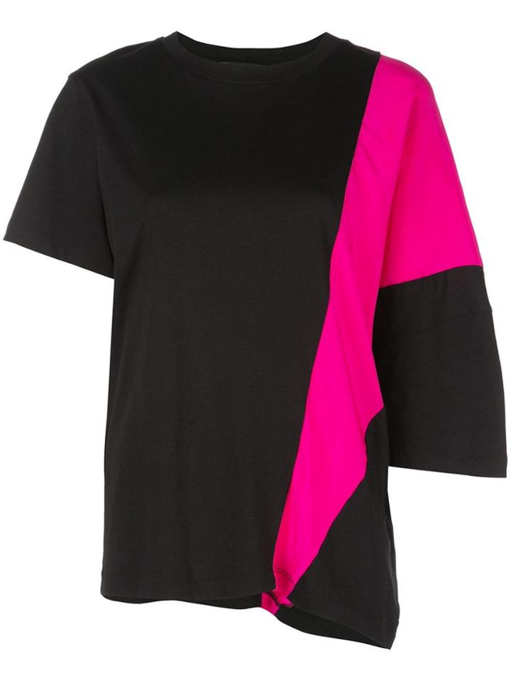 Barbara Bui Drape Panel T-shirt - Black