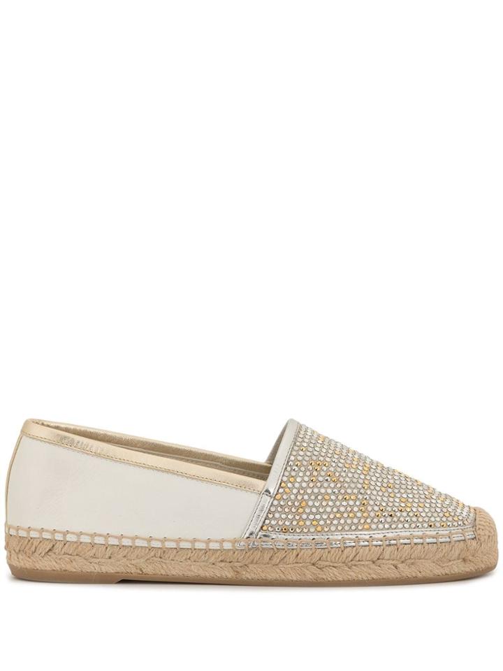René Caovilla Larina Espadrilles - Silver