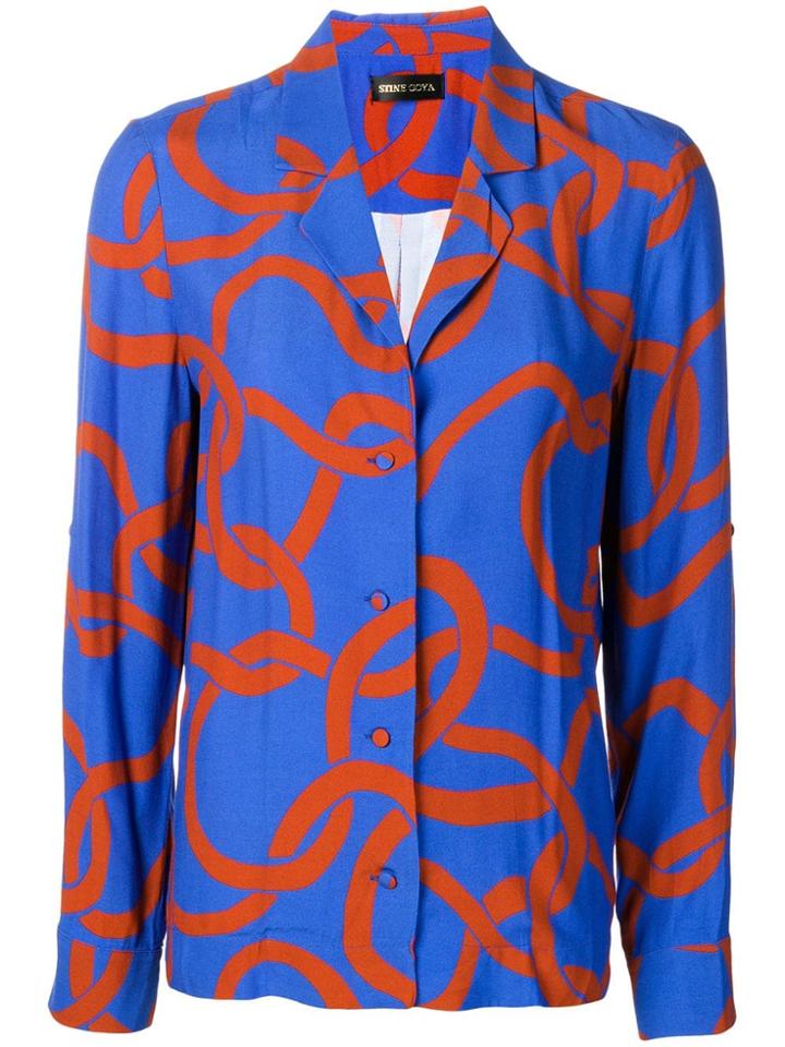 Stine Goya Printed Shirt - Blue