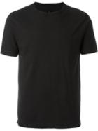Transit Exposed Seam T-shirt, Men's, Size: S, Black, Cotton/linen/flax