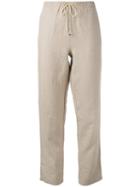 Majestic Filatures - Cropped Trousers - Women - Cotton/linen/flax - Iii, Nude/neutrals, Cotton/linen/flax