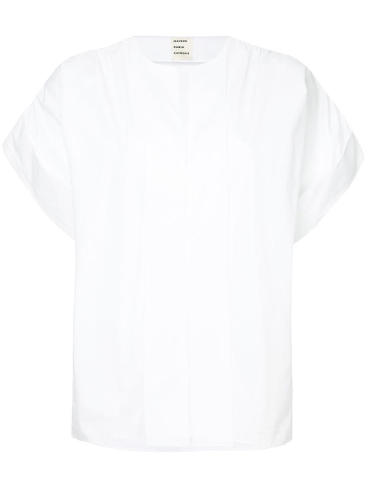 Maison Rabih Kayrouz V-neck Blouse - White