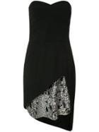 Haney Reese Sweetheart Dress, Women's, Size: 8, Black, Spandex/elastane/silk Crepe