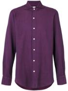 Finamore 1925 Napoli Long-sleeve Woven Shirt - Red