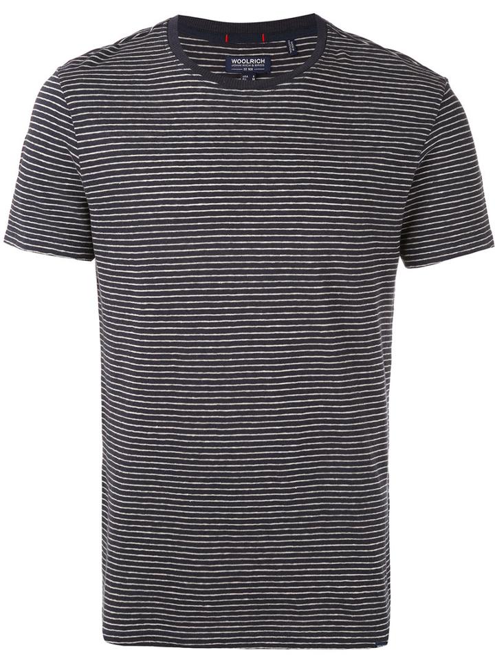 Woolrich - Chino Shorts - Men - Cotton/linen/flax - S, Blue, Cotton/linen/flax