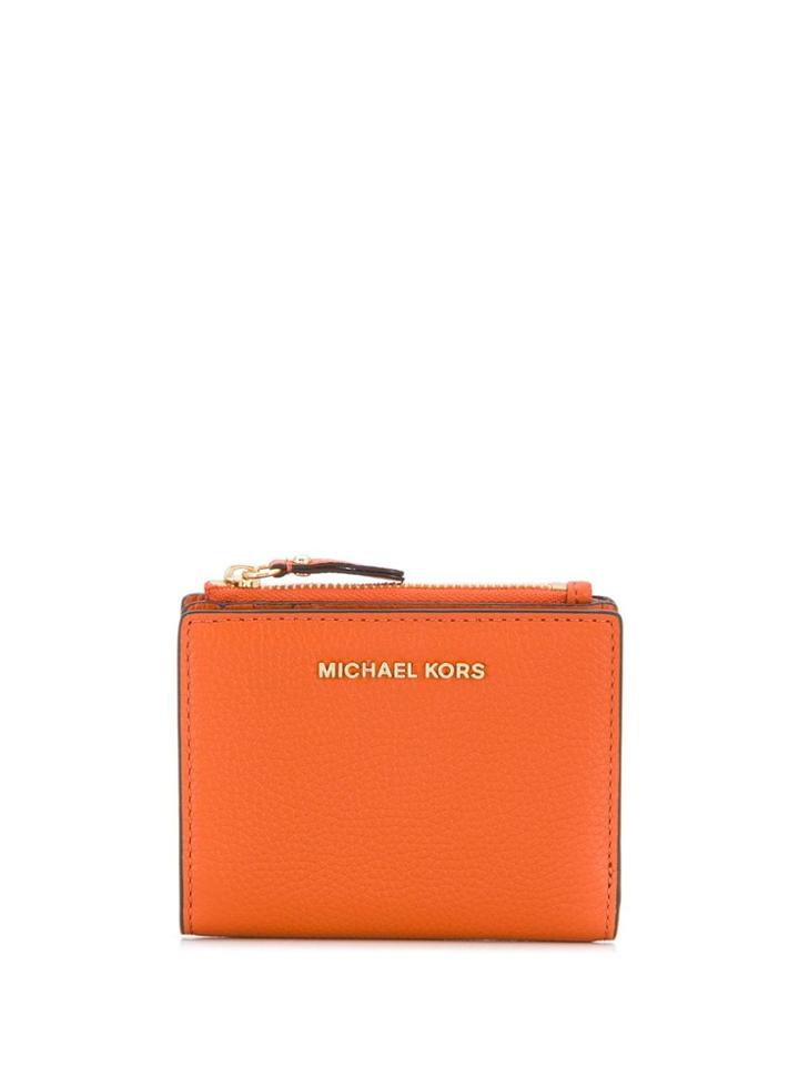 Michael Michael Kors Jet Set Bi-fold Purse - Orange
