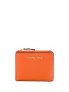 Michael Michael Kors Jet Set Bi-fold Purse - Orange