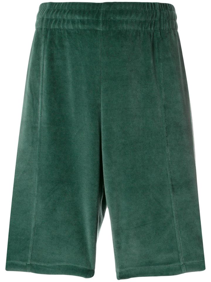 Stussy Velour Shorts - Green