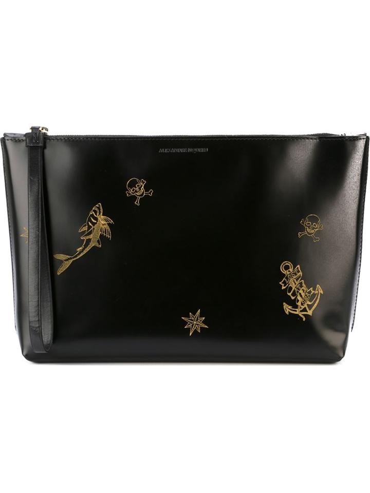 Alexander Mcqueen Tattoo Clutch
