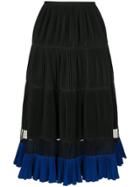 Toga Pleated Skirt - Black