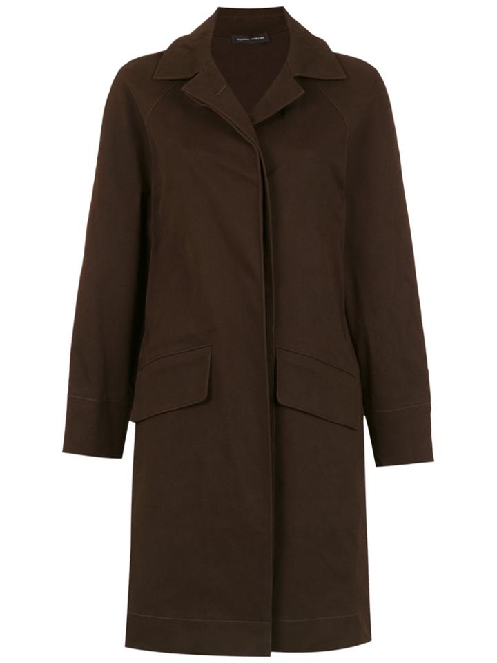 Gloria Coelho Side Slits Cape - Brown