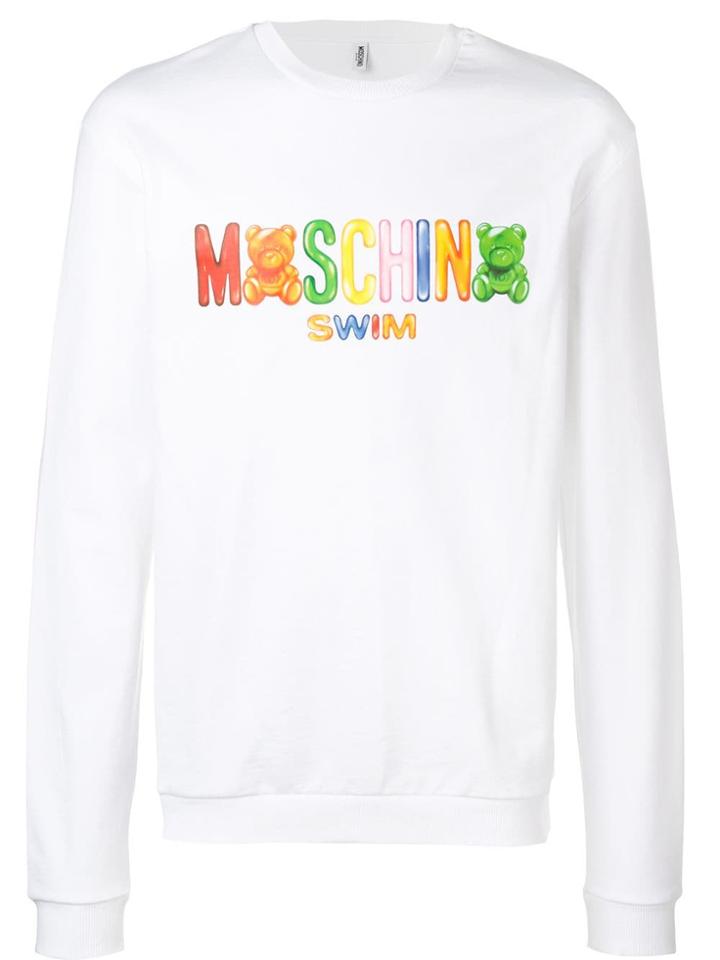 Moschino Gummy Logo Sweatshirt - White