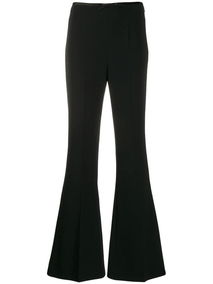 Miu Miu Flared Trousers - Black