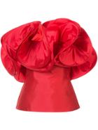 Osman Rania Ruffle Top - Red