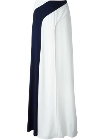 Ralph Lauren Purple Paneled Long Skirt