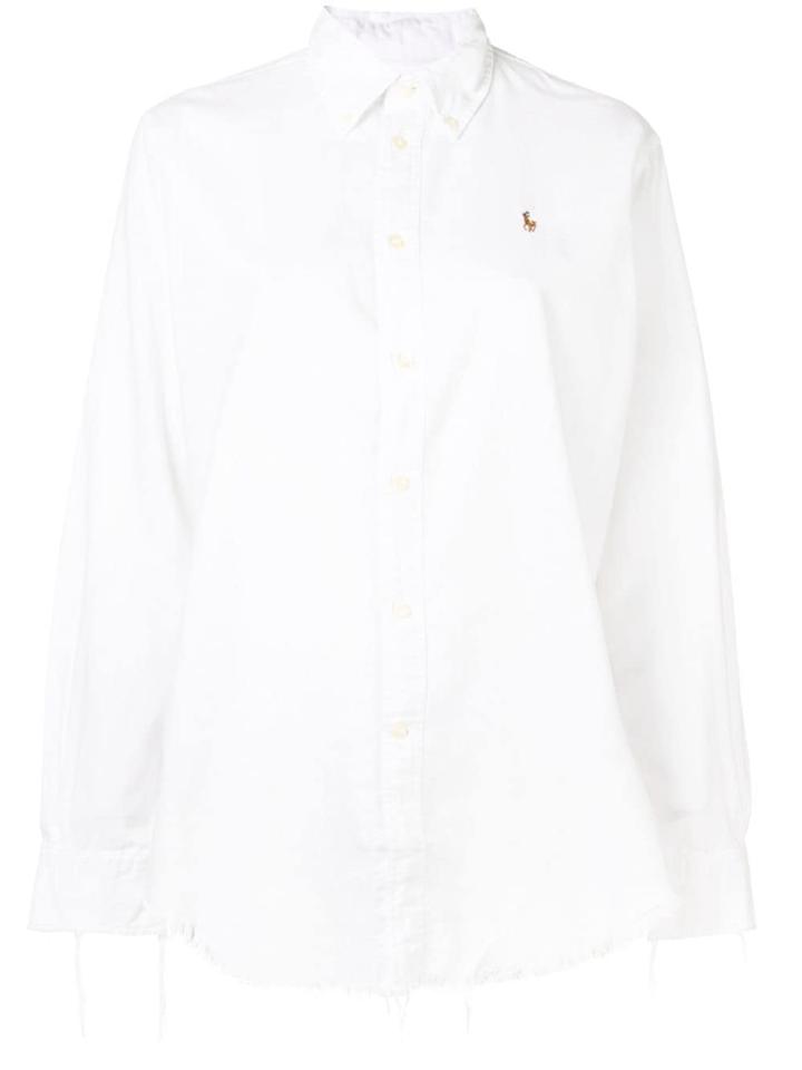 Polo Ralph Lauren Distressed Logo Shirt - White