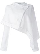 Jw Anderson Openwork Cape - White