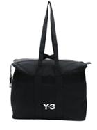 Y-3 Contrast Logo Tote - Black