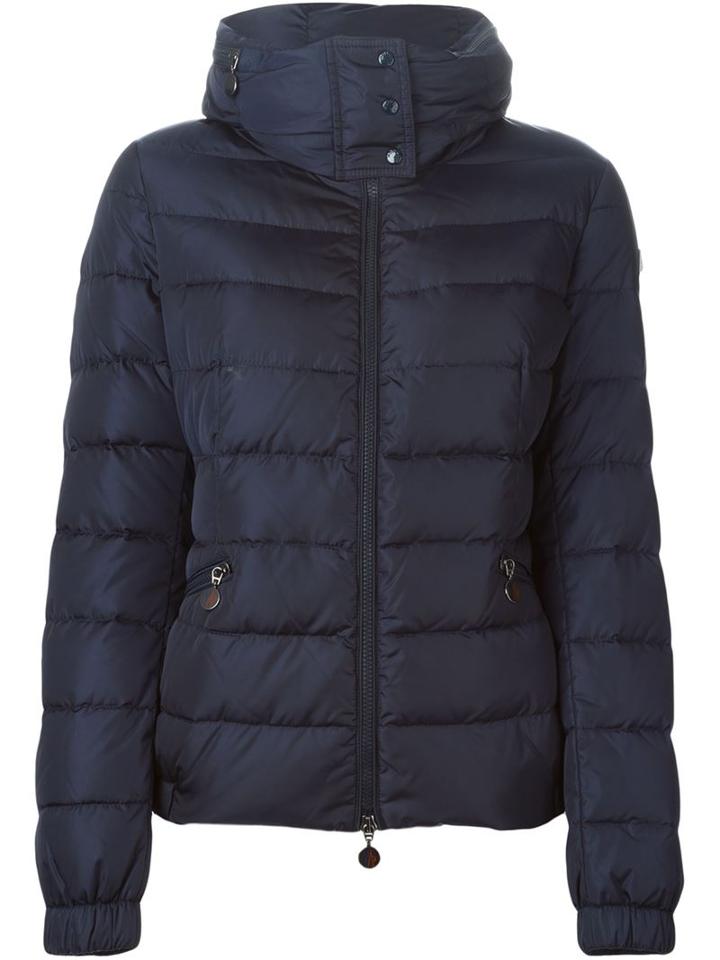 Moncler 'flamette' Padded Jacket, Women's, Size: 0, Blue, Polyamide/feather Down