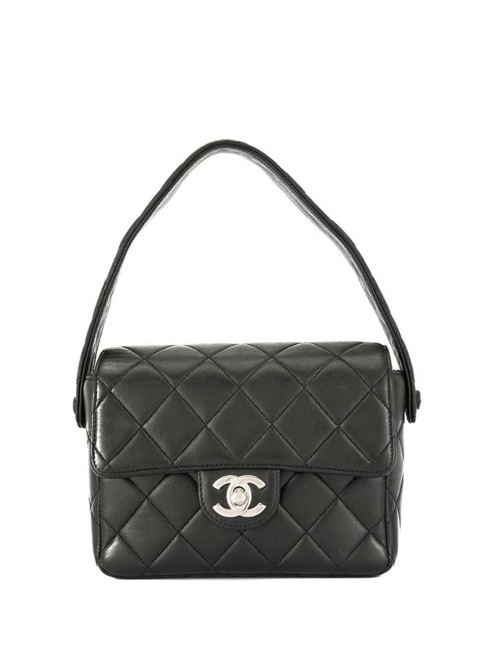 Chanel Vintage Classic Flap Handbag - Black