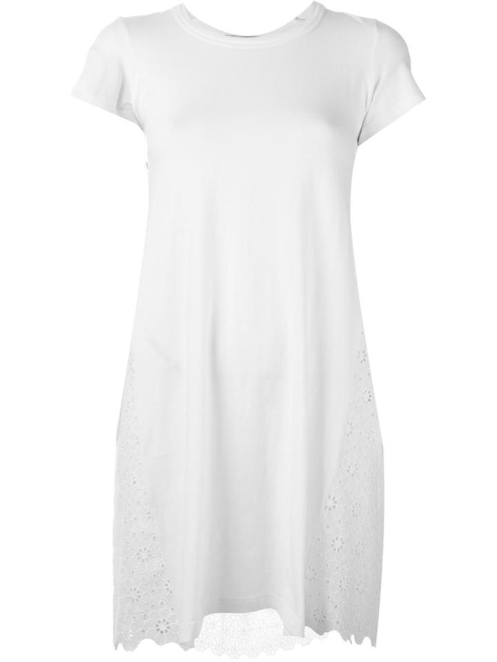 L Autre Chose Anglaise Broderie Dress, Women's, Size: 44, White, Cotton