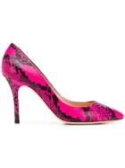 Emilio Pucci Snakeskin Effect Pumps - Pink