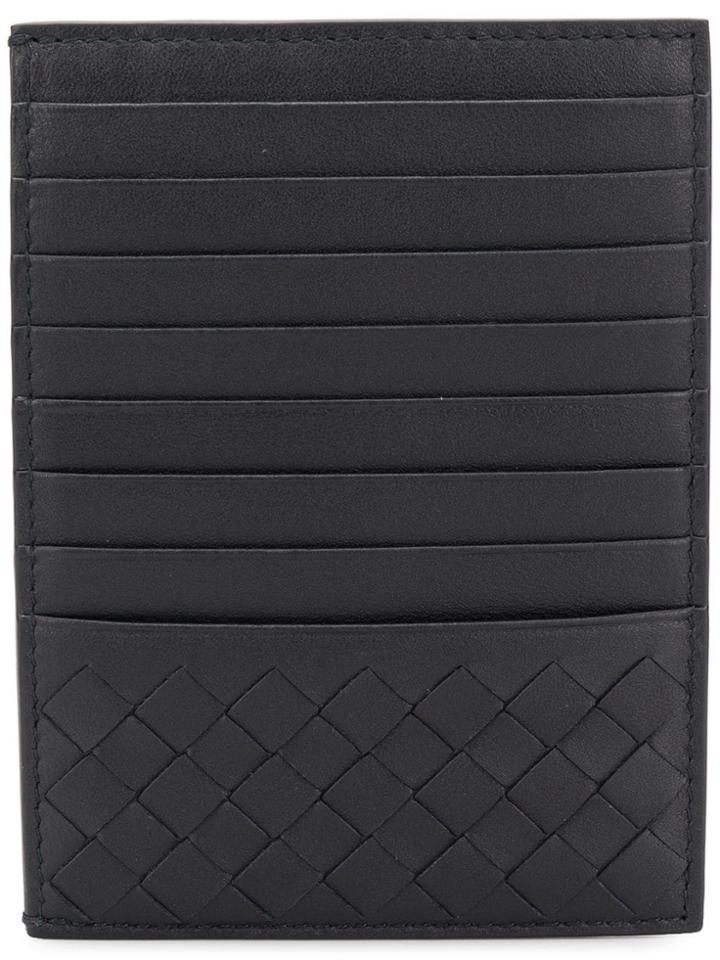 Bottega Veneta Intrecciato Card Holder - Grey