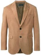 Neil Barrett Leather Blazer - Brown