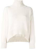 Ermanno Scervino Ribbed Cropped Jumper, Women's, Size: 40, Nude/neutrals, Cashmere/wool