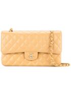 Chanel Vintage Quilted Double Flap Bag - Brown