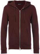 Balmain Classic Zip Hoodie - Brown