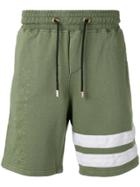 Gcds Logo Drawstring Casual Shorts - Green