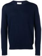 Ballantyne Knit Crew Neck Sweater - Blue
