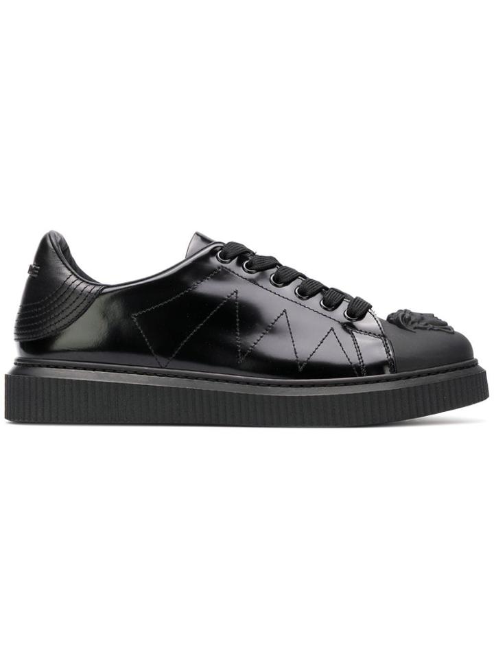 Versace Medusa Low-top Sneakers - Black