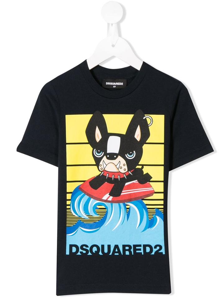 Dsquared2 Kids Graphic Logo T-shirt - Blue