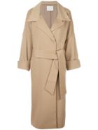 Mame Belted Coat - Nude & Neutrals