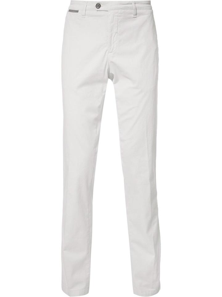 Eleventy Classic Straight-leg Trousers - Nude & Neutrals