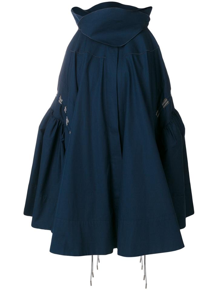 Antonio Berardi Pleated Skirt - Blue