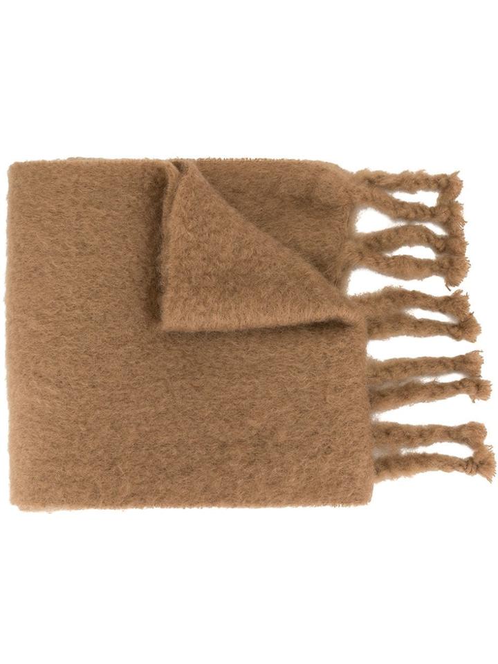 Loewe Oversized Scarf - Brown