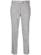Cefinn Checked Tailored Trousers - Grey