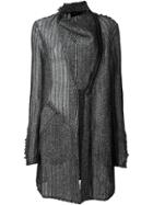 Lost & Found Ria Dunn Knitted Card-coat - Black