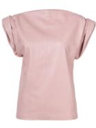 Alexander Mcqueen Slash Neck Top