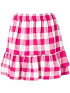 Love Moschino Check Layered Skirt - Pink
