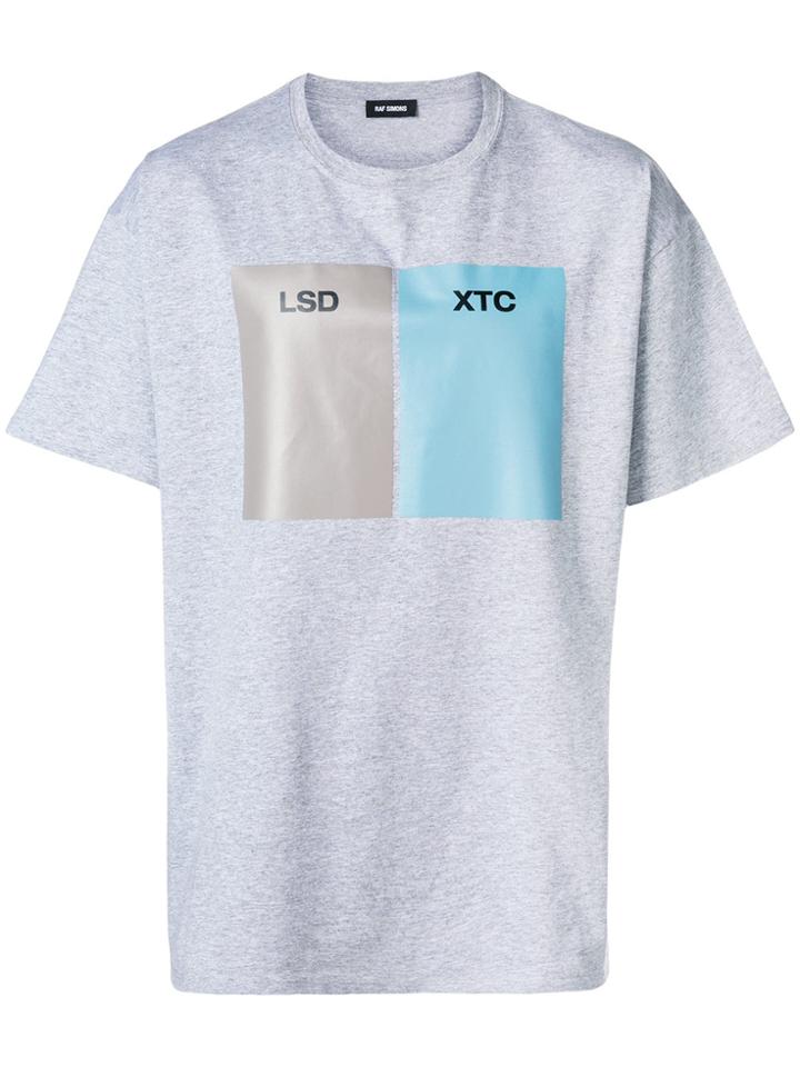 Raf Simons Lsd Xtc T-shirt - Grey