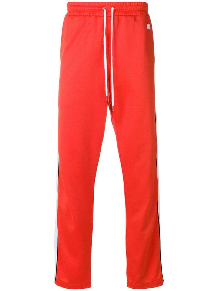 Ami Alexandre Mattiussi Trackpants With Contrasted Bands - Red