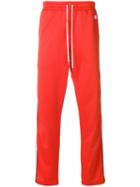 Ami Alexandre Mattiussi Trackpants With Contrasted Bands - Red