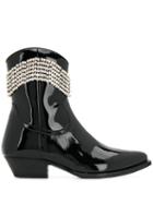 Chiara Ferragni Crystal Embellished Boots - Black