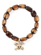 Loree Rodkin Gold And Diamond Skull Head Bracelet