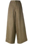 Société Anonyme New Berlino Checked Herringbone Pants - Brown